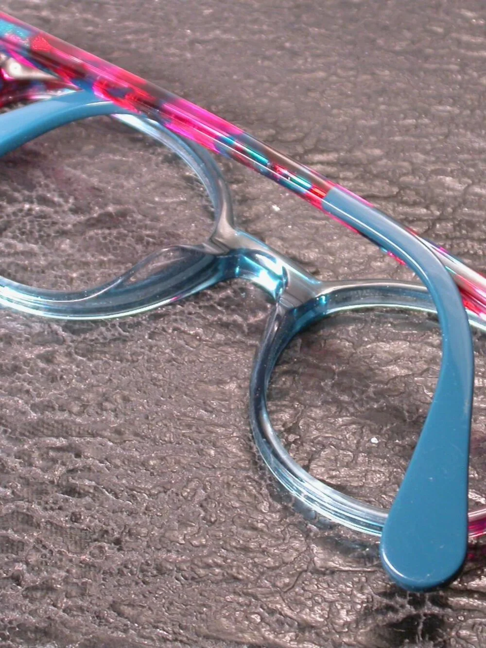 WOOW Loop In Blue and Pink Designer Eyeglasses Frames Made in Denmark